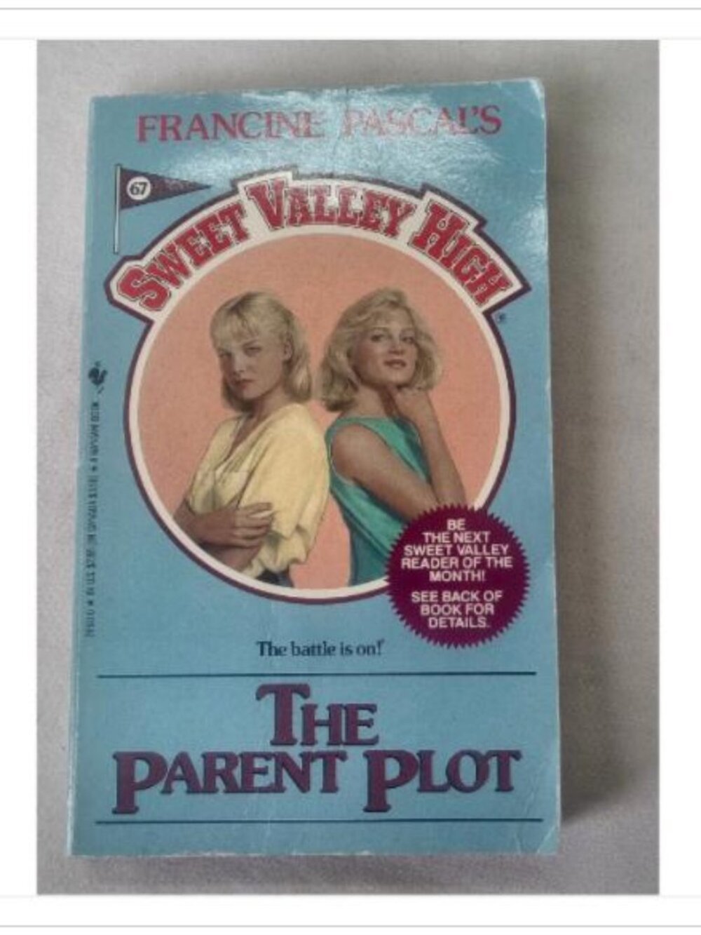 The Parent Plot Kate William, Francine Pascal 1990 First Edition Paperback Book